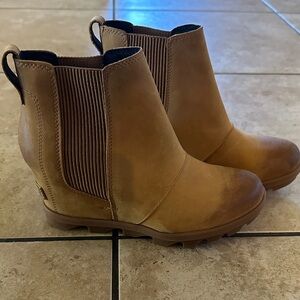 Sorel Brown Ankle Booties